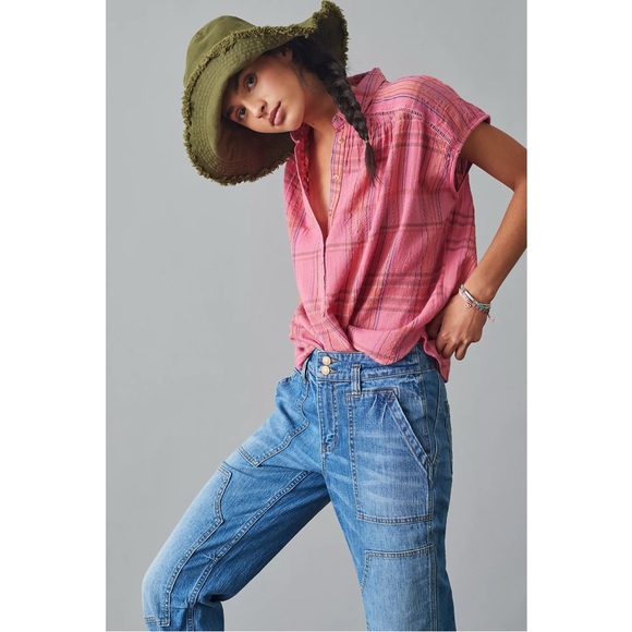 Anthropologie Tops - Anthropologie Pilcro The Serena Surf Blouse